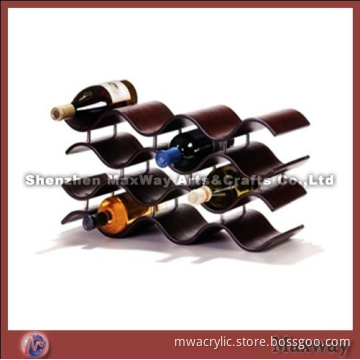 Layered Noble Acrylic Wine/Champagne Display Rack